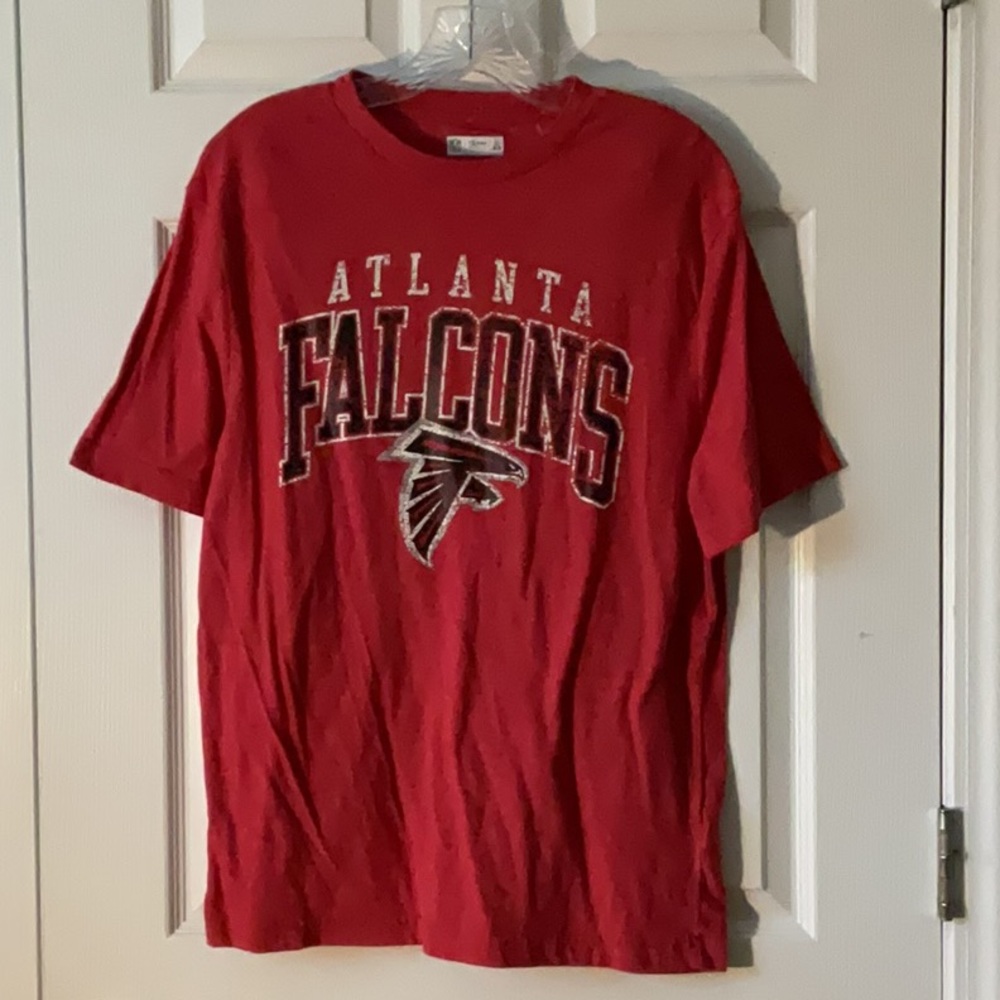 Atlanta Falcons NFL Starting Fresh Short Sleeve Heather T-shirt - Red - Medium